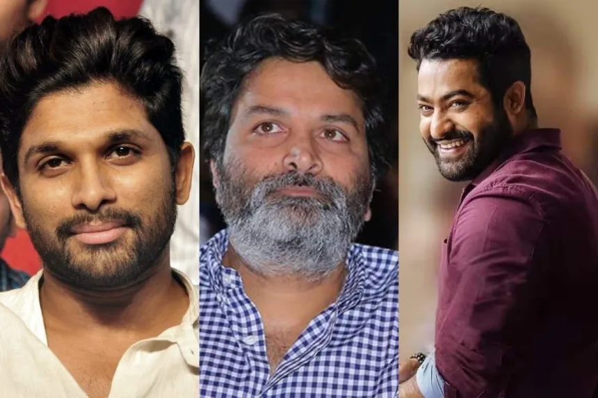 Jr NTR and Trivikram Srinivas in a speculated mythological drama project trending in 2025
