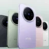 Vivo X200 FE smartphone in Blue color showcased in a tech store in India in 2025