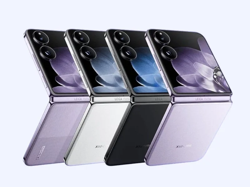 Social media post about Xiaomi Mix Flip 2 and Redmi K80 Ultra launch trending in 2025
