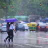 Rain clouds over Andhra Pradesh, with a weather alert for 6 districts including Anantapur and Chittoor on June 25, 2025.