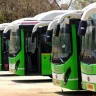 APSRTC electric bus on the roads of Vizag, part of the 2025 green transport initiative.