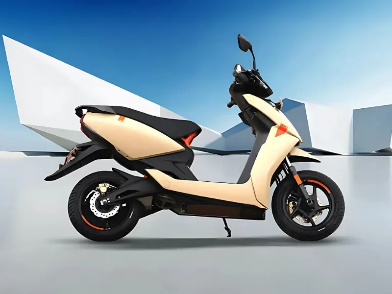 Ather 450X electric scooter 2025 7-inch touchscreen display with navigation features