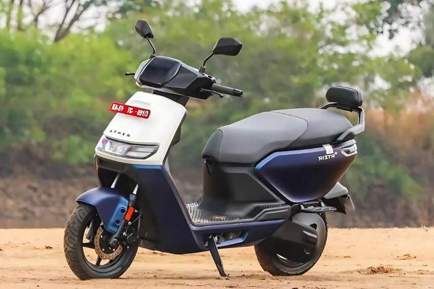 Ather Energy EL platform concept scooter showcased at Community Day 2025 in Andhra Pradesh