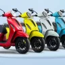 Bajaj Chetak 3001 electric scooter in red, launched in 2025 with 127 km range and 35L boot space for Rs 99,990.