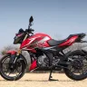 Bajaj Pulsar N250 2025 in Black Thunder, showcasing aggressive streetfighter design with LED headlights for Indian riders