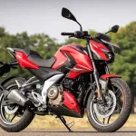 Bajaj Pulsar NS200 2025 in Black Storm, showcasing sporty motorcycle design for Indian youth riders