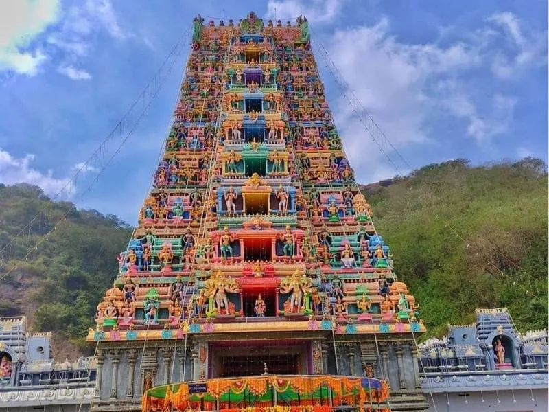 Golden Bonam offering at Kanaka Durga Temple, Vijayawada, during Varahi Utsavams on June 29, 2025.