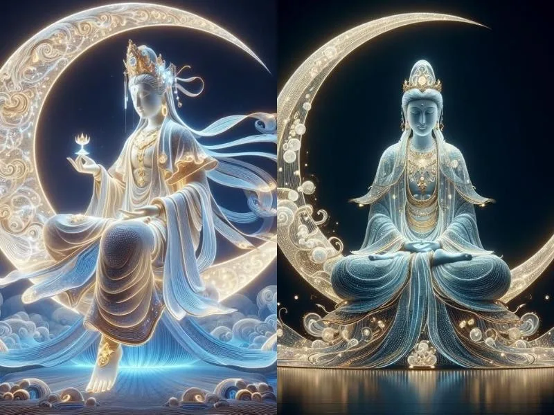 Chandra Darshan during Purnima, showcasing the sacred moon worship ritual for Telugu devotees in 2025