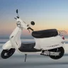 e-Sprinto Amery electric scooter 2025 in black color on Andhra Pradesh street