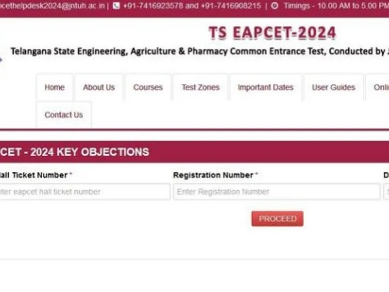 Telangana EAPCET 2025 web options portal for selecting colleges and courses, active from July 4 to 10.