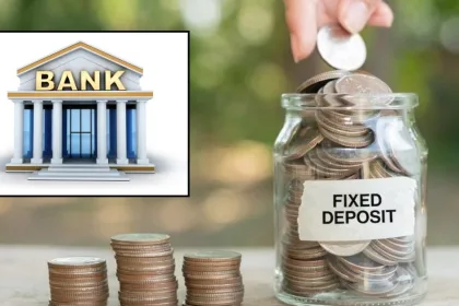 investor reviewing fixed deposit rates on laptop, India 2025