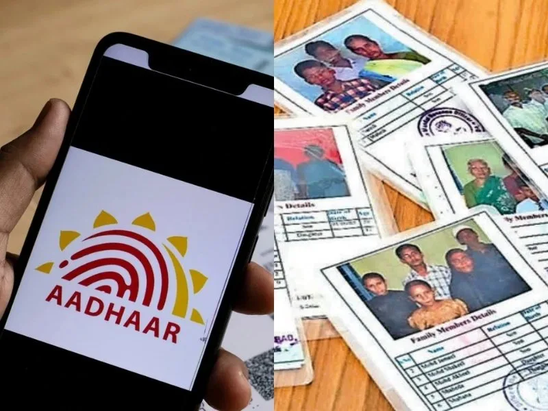 People at a ration shop for e-KYC to continue free ration benefits in June 2025