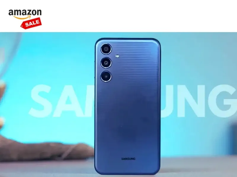 Samsung Galaxy M36 5G launch offer interface on Amazon India, 2025