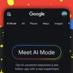 user testing Google AI Mode Search on smartphone, India 2025