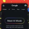 user testing Google AI Mode Search on smartphone, India 2025