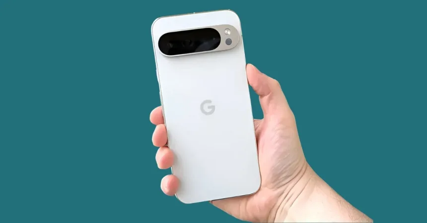 user with Google Pixel 9 during Flipkart offer, India 2025