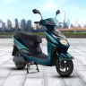 Greta Harper ZX Series-I electric scooter 2025 in midnight green on Andhra Pradesh street