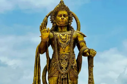 Depiction of Lord Hanuman with Lord Rama, highlighting lesser-known facts for 2025 devotion.