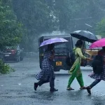 Rain-soaked roads in Hyderabad, reflecting heavy rainfall alert for Andhra Pradesh and Telangana in June 2025.