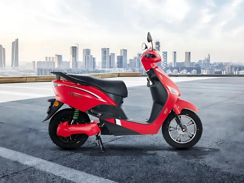 Hero Electric Optima scooter 2025 digital instrument cluster with modern features