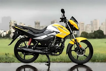 Hero Passion Plus 2025 in Black Nexus Blue, showcasing classic budget motorcycle design for Indian commuters