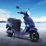 Hero Vida VX2 2025 in Midnight Blue, showcasing budget-friendly electric scooter with 120 km range for Indian commuters