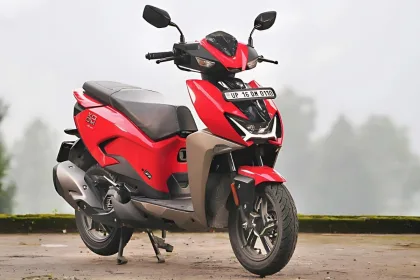 Hero Xoom Combat Edition 2025 in Polostar Blue, showcasing sporty scooter design for Indian urban riders
