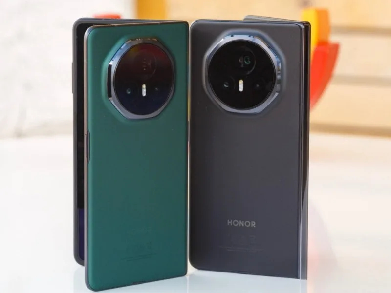 Honor Magic V5’s 64MP periscope telephoto camera, teased for its July 2, 2025, launch with a sleek 8.8mm folded design.