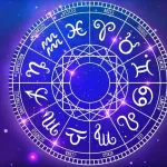 Zodiac wheel showcasing horoscope predictions for all sun signs on June 14, 2025.