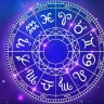 Zodiac wheel showcasing horoscope predictions for all sun signs on June 14, 2025.