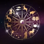 Zodiac wheel showcasing horoscope predictions for all sun signs on June 17, 2025.
