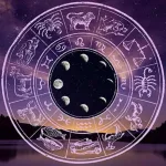 Zodiac wheel displaying daily horoscope predictions for June 25, 2025, covering all sun signs from Aries to Pisces.