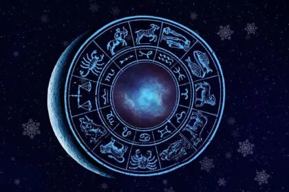 Zodiac wheel with astrological predictions for all sun signs for June 6, 2025.