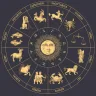 Zodiac wheel with astrological predictions for all sun signs for June 7, 2025
