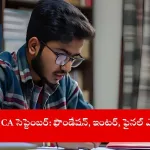 student preparing for ICAI CA September 2025 exam, India 2025