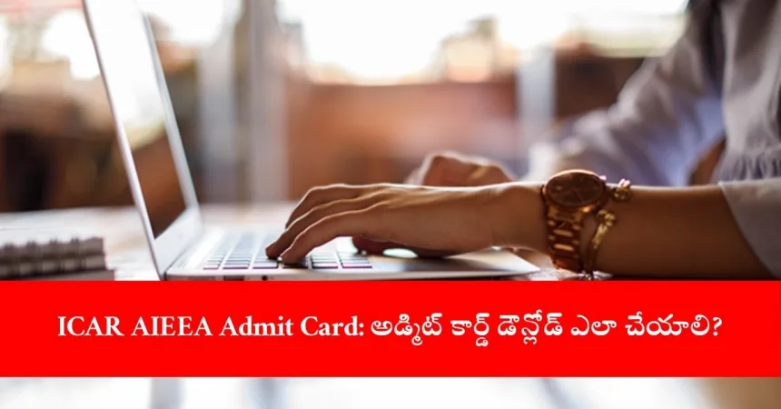 candidate downloading ICAR AIEEA 2025 admit card online, India 2025