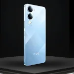 iQOO Z10 Lite 5G in Titanium Blue, launching in India on June 18, 2025, with 6000mAh battery and 50MP Sony camera.