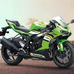 Kawasaki Ninja ZX-6R 2025 in Lime Green, showcasing aggressive supersport design with 636cc engine for Indian riders