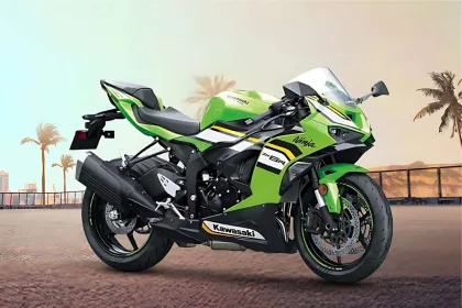 Kawasaki Ninja ZX-6R 2025 in Lime Green, showcasing aggressive supersport design with 636cc engine for Indian riders