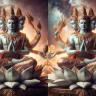 Lord Brahma with four faces, symbolizing Vedic wisdom, inspiring Telugu devotees for spiritual devotion in 2025
