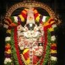 Lord Venkateswara Swamy at Tirumala temple, adorned with divine jewels, attracting devotees in 2025 for spiritual darshan.