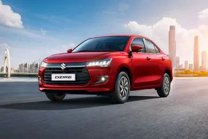 Maruti Dzire 2025 sedan available with Rs 50,000 down payment and EMI plan in India.