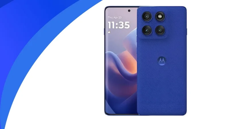 Motorola Edge 60 Pro in Dazzling Blue, India 2025