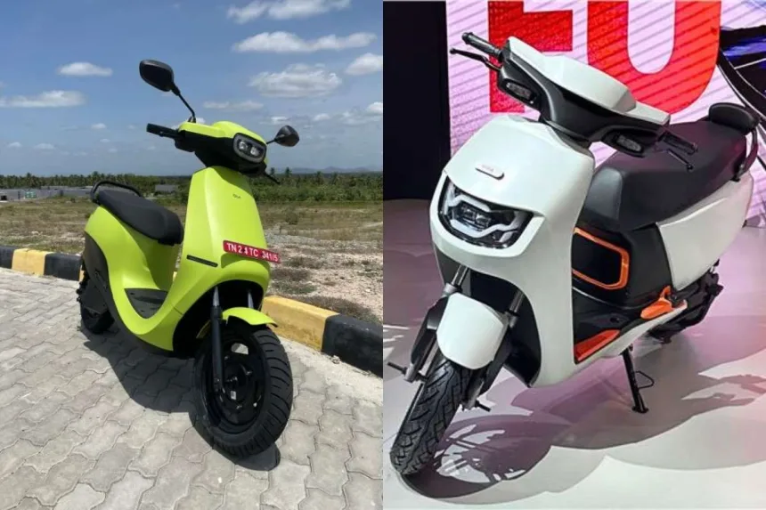 ola bike and hero vid vx2 electric scooters