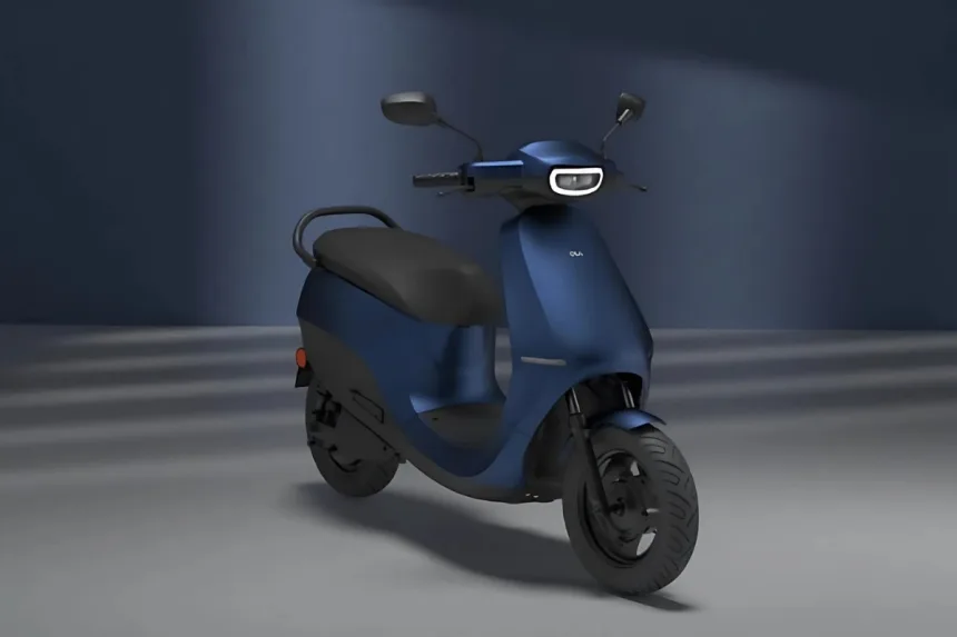 Ola S1 Air electric scooter 2025 in Neon, showcasing stylish design with 150 km claimed range for Indian commuters