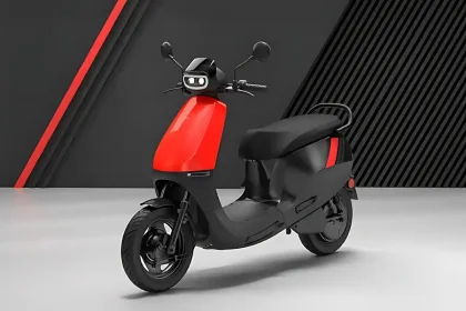 Ola S1 X 2025 in Midnight Blue, showcasing stylish electric scooter design with 190 km range for Indian commuters