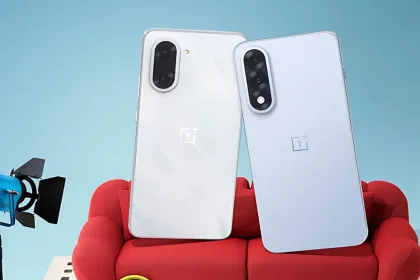 Urban user with OnePlus Nord 5 and Nord CE 5 during Amazon launch, India 2025