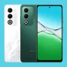 user with Oppo A5 5G in Ocean Blue during Flipkart launch, India 2025
