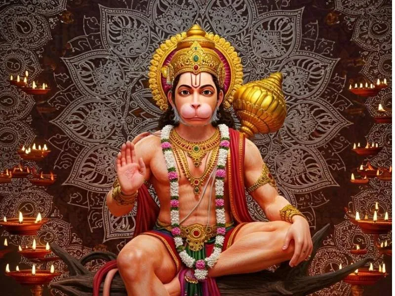 Image of Panchmukhi Hanuman, showcasing his divine five-faced form from Ramayana, 2025.