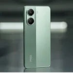 Poco F7 in Black finish, launching in India with 7550mAh battery and Snapdragon 8s Gen 4, June 2025.
